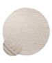 Tapis rond design - Balans Field ivoire - overzicht, thumbnail