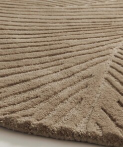 Tapis rond design - Balans Tree beige - close up