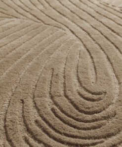 Tapis rond design - Balans Tree beige - close up, thumbnail Tapis rond design - Balans Tree beige - close up, thumbnail