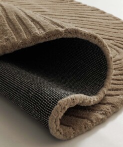 Tapis rond design - Balans Tree beige - close up, thumbnail Tapis rond design - Balans Tree beige - close up, thumbnail