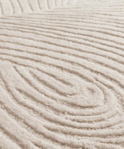 Tapis rond design - Balans Tree ivoire - close up, thumbnail Tapis rond design - Balans Tree ivoire - close up, thumbnail