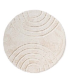 Tapis rond moelleux - Carvy Crème - overzicht, thumbnail