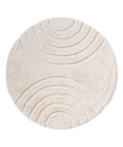 Tapis rond moelleux - Carvy Crème - overzicht