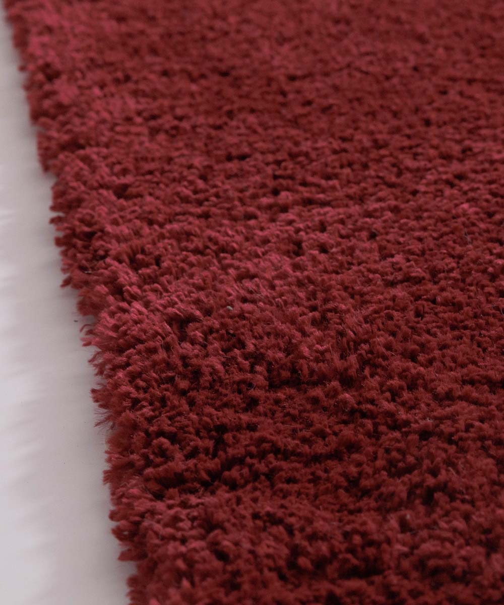 Tapis Poil Haut - Mirage Havre Framboise - close up Tapis Poil Haut - Mirage Havre Framboise - close up