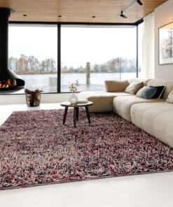 Tapis en laine à poils longs - Aurelia violet - sfeer