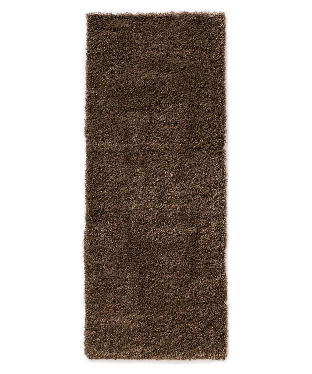Tapis de couloir poils longs - Shaggy Confort marron - overzicht Tapis de couloir poils longs - Shaggy Confort marron - overzicht
