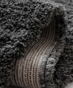 Tapis de couloir poils longs - Shaggy Confort gris foncé - close up, thumbnail Tapis de couloir poils longs - Shaggy Confort gris foncé - close up, thumbnail