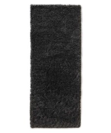 Tapis de couloir poils longs - Shaggy Confort gris foncé - overzicht, thumbnail