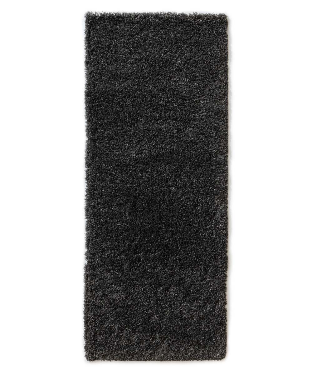 Tapis de couloir poils longs - Shaggy Confort gris foncé - overzicht Tapis de couloir poils longs - Shaggy Confort gris foncé - overzicht
