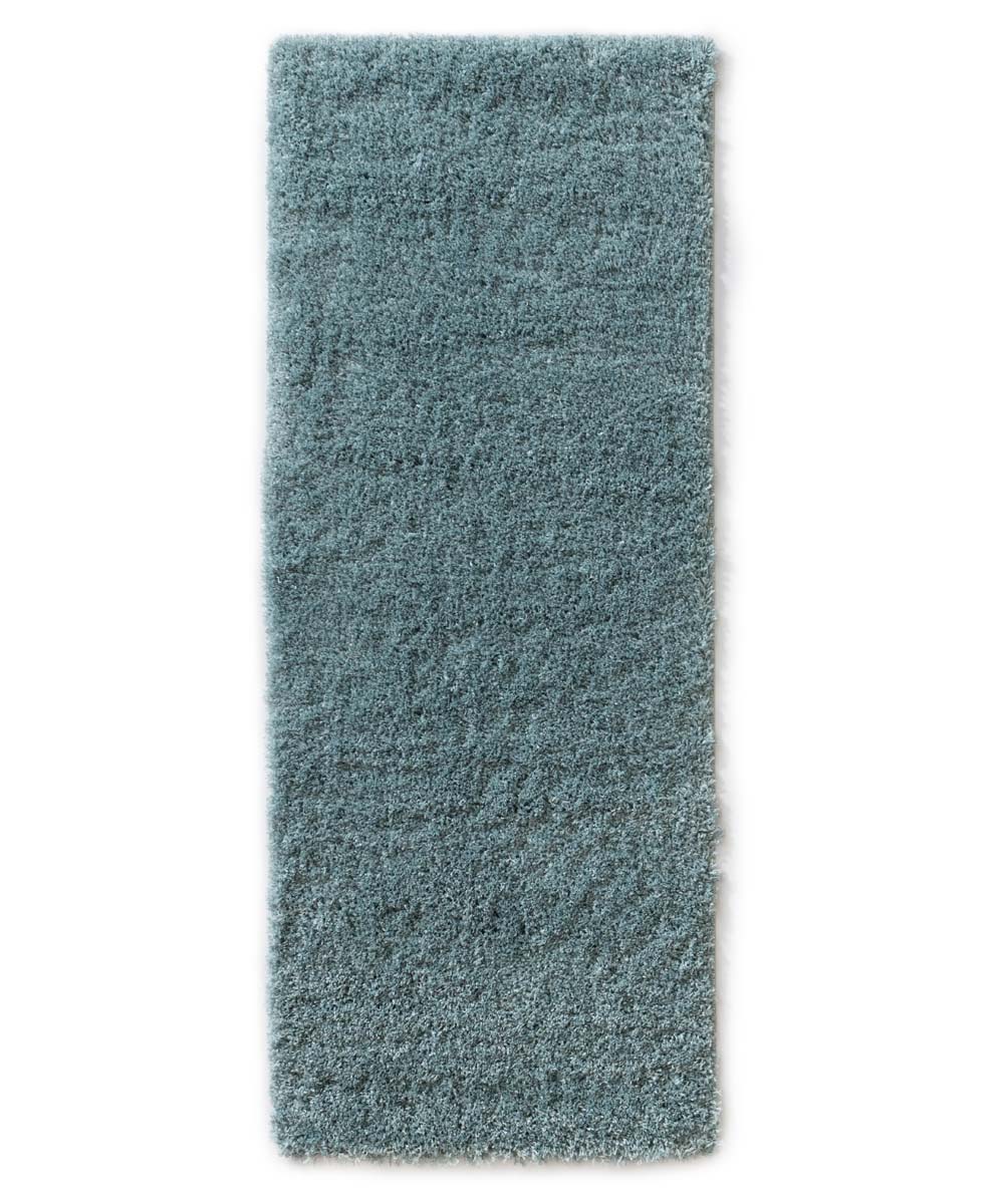 Tapis de couloir poils longs - Shaggy Confort bleu clair - overzicht Tapis de couloir poils longs - Shaggy Confort bleu clair - overzicht