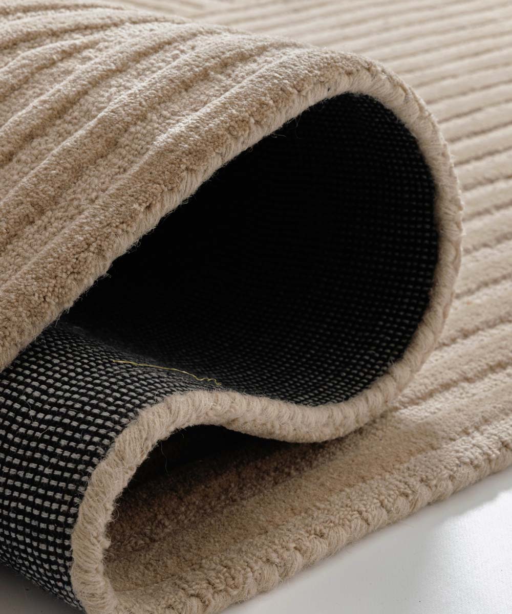 Tapis Japandi - Balans beige - close up Tapis Japandi - Balans beige - close up