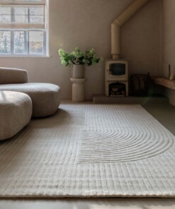 Tapis Japandi - Balans ivoire - sfeer