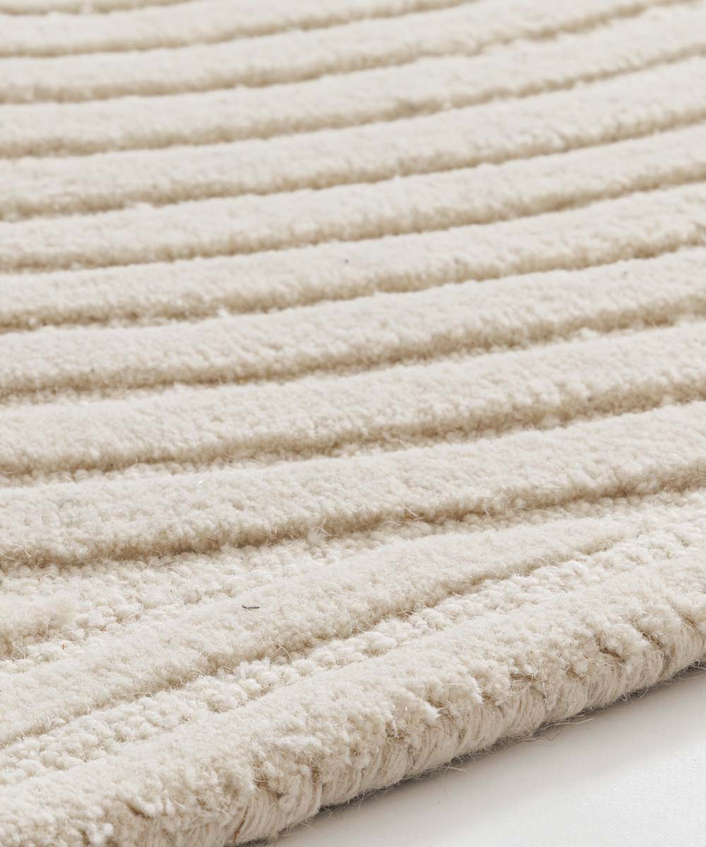 Tapis Japandi - Balans ivoire - close up Tapis Japandi - Balans ivoire - close up