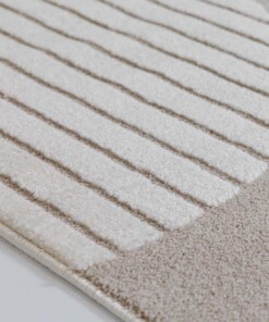Tapis scandinave - Ridge Flow crème/beige - close up