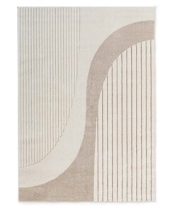 Tapis scandinave - Ridge Flow crème/beige - overzicht