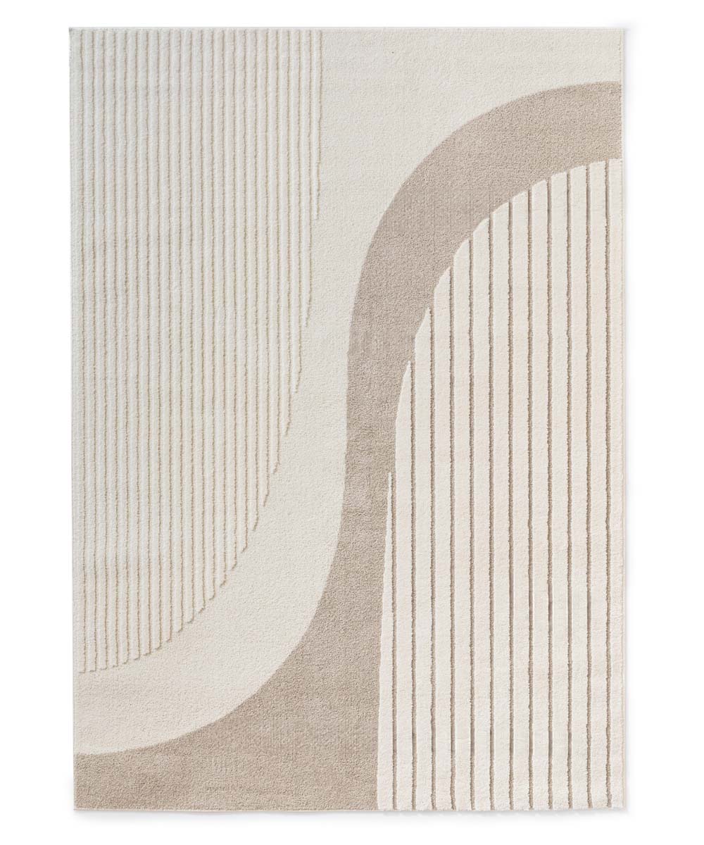 Tapis scandinave - Ridge Flow crème/beige - overzicht Tapis scandinave - Ridge Flow crème/beige - overzicht