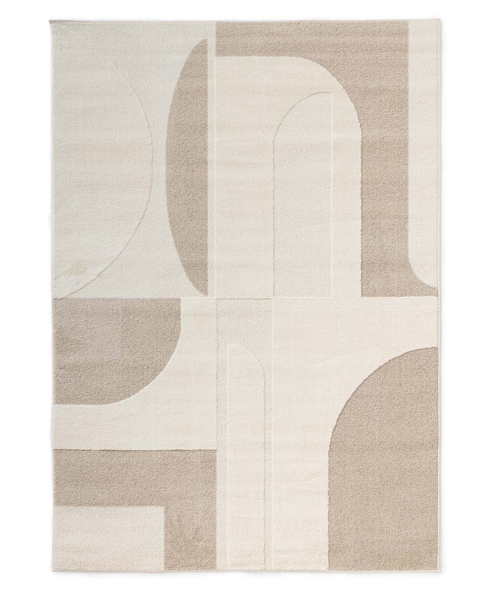 Tapis scandinave - Ridge Nevi crème/beige - overzicht Tapis scandinave - Ridge Nevi crème/beige - overzicht