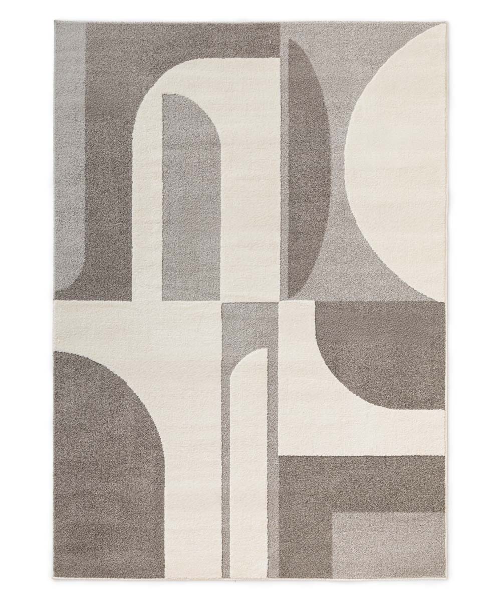 Tapis scandinave - Ridge Nevi crème/gris - overzicht Tapis scandinave - Ridge Nevi crème/gris - overzicht