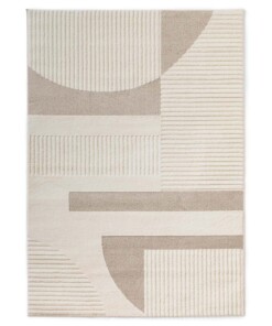 Tapis scandinave - Ridge Sora crème/beige - overzicht
