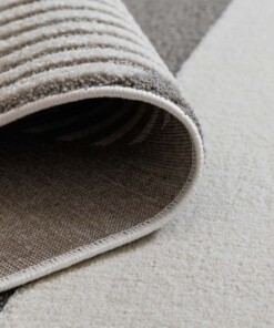 Tapis scandinave - Ridge Sora crème/beige - close up, thumbnail Tapis scandinave - Ridge Sora crème/beige - close up, thumbnail