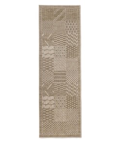 Tapis de balcon aspect jute - Alvra Tile beige - overzicht