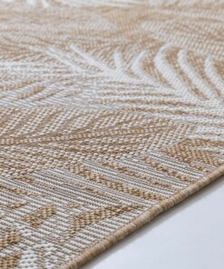 Tapis de balcon jute - Borealis beige/crème - close up, thumbnail Tapis de balcon jute - Borealis beige/crème - close up, thumbnail