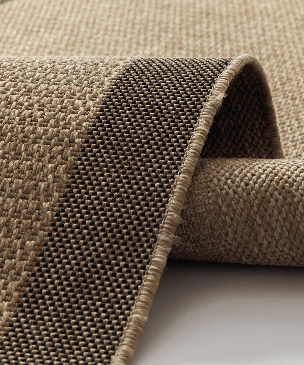 Tapis de balcon aspect jute - Cana Lino beige - close up Tapis de balcon aspect jute - Cana Lino beige - close up