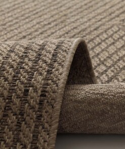 Tapis de balcon aspect jute - Cana Riva beige - close up