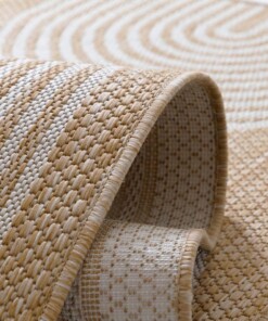 Tapis de balcon jute - Serenity beige/crème - close up, thumbnail