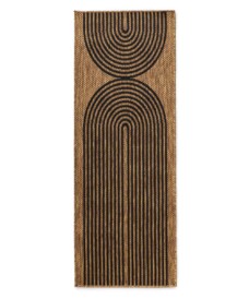 Tapis de balcon jute - Serenity beige/noir - overzicht, thumbnail