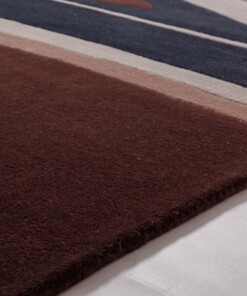 Tapis moderne - Skulptur Canyon rouge/bleu - close up, thumbnail Tapis moderne - Skulptur Canyon rouge/bleu - close up, thumbnail