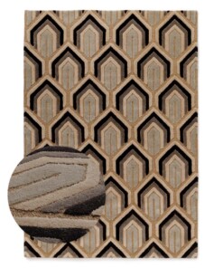 Tapis moderne - Skulptur ocre - overzicht