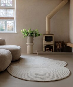 Tapis design organique - Balans Flow ivoire - sfeer
