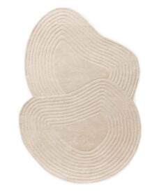 Tapis design organique - Balans Flow ivoire - overzicht, thumbnail