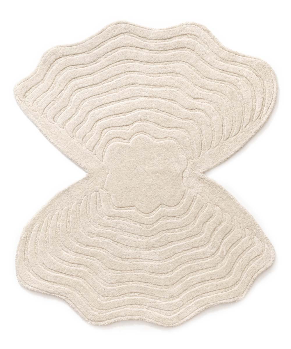 Tapis design organique - Balans Oyster ivoire - overzicht Tapis design organique - Balans Oyster ivoire - overzicht