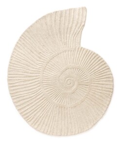 Tapis design organique - Balans Shell ivoire - overzicht