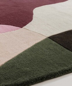 Tapis en laine - Dune violet - close up, thumbnail Tapis en laine - Dune violet - close up, thumbnail