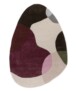 Tapis en laine organique - Dune violet - overzicht, thumbnail