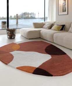 Tapis en laine organique - Dune terre cuite - sfeer