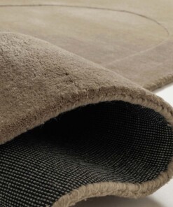 Tapis en laine organique - Flyt Pebble beige - close up, thumbnail