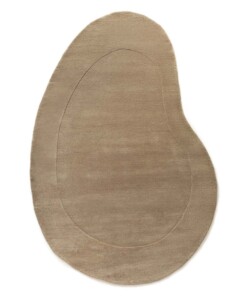 Tapis en laine organique - Flyt Pebble beige - overzicht