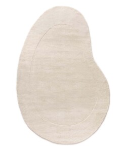 Tapis en laine organique - Flyt Pebble ivoire - overzicht
