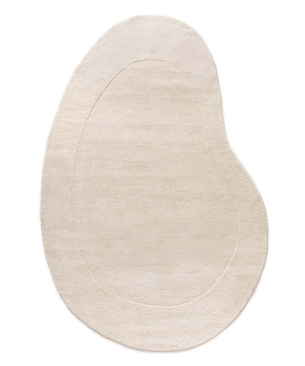 Tapis en laine organique - Flyt Pebble ivoire - overzicht Tapis en laine organique - Flyt Pebble ivoire - overzicht