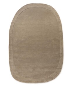Tapis en laine organique - Flyt beige - overzicht