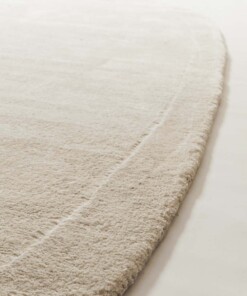 Tapis en laine organique - Flyt ivoire - close up