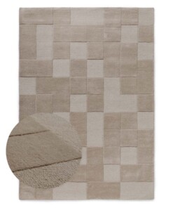 Tapis rétro - Summit Check beige - overzicht