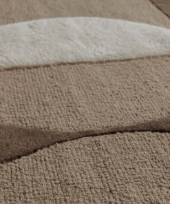 Tapis rétro - Summit Circles beige - close up, thumbnail Tapis rétro - Summit Circles beige - close up, thumbnail