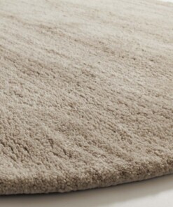 Tapis berbère rond - Nomad beige - close up, thumbnail Tapis berbère rond - Nomad beige - close up, thumbnail