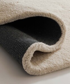 Tapis berbère rond - Nomad ivoire - close up, thumbnail Tapis berbère rond - Nomad ivoire - close up, thumbnail