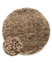 Tapis rond en laine - Aurelia ivoire/beige - overzicht, thumbnail
